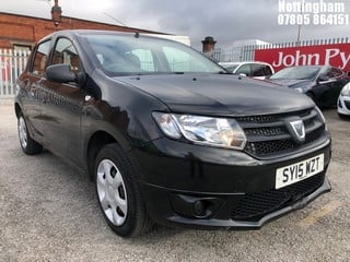 Location: Nottingham - 2015  DACIA  SANDERO AMBIANCE 	 5 Door Hatchback REG: SY15WZT, 1149cc Petrol , 5 Speed Manual Petrol, Former Keepers: 1, Keys: Yes, MOT Expiry date: 25/09/2024