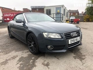 Location: Nottingham - 2011 AUDI A5 SE TDI CONVERTIBLE REG: OY61NSJ, 1968cc DIESEL, 6 SPEED MANUAL DIESEL, Former Keepers: 5, Keys: Yes, MOT Expiry date: 30/09/2025