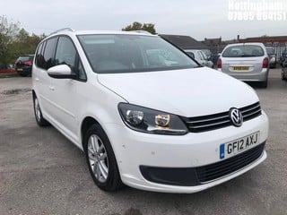 Location: Nottingham - 2012 VOLKSWAGEN TOURAN SE TDI S-A MPV REG: GF12AXJ, 1598cc DIESEL, 6 SPEED SEMI AUTO DIESEL, Former Keepers: 2, Keys: Yes, MOT Expiry date: 16/10/2025