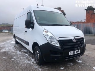 Location: Nottingham - 2018  VAUXHALL  MOVANO L3H2 F3500 CDTI  Panel Van  REG: DX68WHR, 2299cc Diesel , 6 Speed Manual Diesel , Former Keepers: 1, Keys: No, MOT Expiry date: 04/09/2024