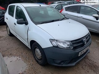 Location: North Woolwich - 2014 DACIA SANDERO ACCESS 5 Door Hatchback REG: OE63UUZ, Keys: No, MOT Expiry date: 10/07/2025, 1149 Petrol, 5 Speed Manual Petrol, Former Keepers: 3