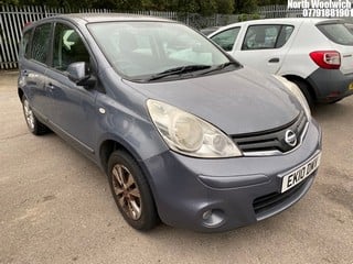 Location: North Woolwich - 2010 NISSAN NOTE ACENTA MPV REG: EK10DMV, Keys: No, MOT Expiry date: 08/01/2025, 1386 Petrol, 5 Speed Manual Petrol, Former Keepers: 1