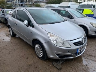 Location: North Woolwich - 2009 VAUXHALL CORSA LIFE A/C S-A 3 Door Hatchback REG: GU09ZRK, Keys: No, MOT Expiry date: 22/11/2024, 1229 Petrol, 5 Speed Semi Auto Petrol, Former Keepers: 8