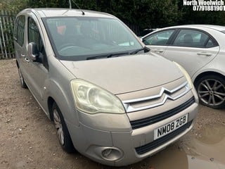 Location: North Woolwich - 2008 CITROEN BERLINGO M-SP VTR HDI 75 MPV REG: NM08ZGB, Keys: No, MOT Expiry date: 16/05/2024, 1560 Diesel, 5 Speed Manual Diesel, Former Keepers: 7