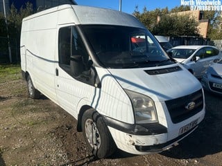 Location: North Woolwich - 2007 FORD TRANSIT 110 T350M FWD Panel Van REG: AV57VFG, Keys: No, MOT Expiry date: 25/07/2024, 2198 Diesel, 5 Speed Manual Diesel, Former Keepers: 5