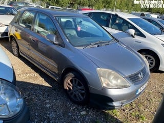 Location: North Woolwich - 2004 HONDA CIVIC VTEC EXECUTIVE 5 Door Hatchback REG: CK54AEO, Keys: No, MOT Expiry date: 29/09/2024, 1590 Petrol, 5 Speed Manual Petrol, Former Keepers: 3