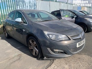 Location: BELVEDERE - 2014 VAUXHALL ASTRA SRI CDTI AUTO 5 DOOR HATCHBACK REG: WX14WSD, 1956cc DIESEL, 6 SPEED AUTO DIESEL, Former Keepers: 1, Keys: No, MOT: Expiry date29.12.2024