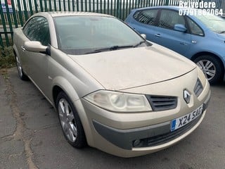 Location: BELVEDERE - 2007 RENAULT MEGANE DYNAMIQUE A CONVERTIBLE REG: X24SAG, 1598cc PETROL, 4 SPEED AUTO PETROL, Former Keepers: 7, Keys: No, MOT: Expiry date01.02.2025