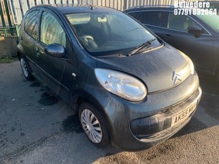 Location: BELVEDERE - 2005 CITROEN C1 RHYTHM 5 DOOR HATCHBACK REG: AK55MWV, 998cc PETROL, 5 SPEED MANUAL PETROL, Former Keepers: 7, Keys: No, MOT: Expiry date06.11.2024