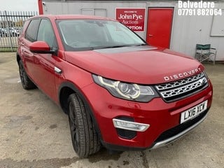 Location: Belvedere - 2016 LAND ROVER  DISCOVERY SPORT LUXURY HSE ESTATE REG: LX16XCW, 1999 CC DIESEL, 9 SPEED AUTO DIESEL, Former Keepers: 1, Keys: Yes, MOT Expiry date: 25/03/2021