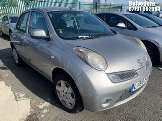 Location: Belvedere - 2010 NISSAN MICRA N-TEC 5 Door Hatchback REG: LV60FVG, Keys: No, MOT Expiry date: 25/10/2024, 1240 Petrol, 5 Speed Manual Petrol, Former Keepers: 8