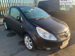 Location: Belvedere - 2007 VAUXHALL CORSA DESIGN 3 Door Hatchback REG: BJ57KZA, Keys: No, MOT Expiry date: 21/03/2025, 1364 Petrol, 5 Speed Manual Petrol, Former Keepers: 10