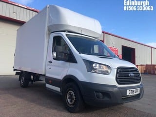 Location: Edinburgh - 2018 FORD  TRANSIT 350 Luton Van REG: CT18GFK, Keys: Yes, MOT Expiry date: 13/04/2024, 1995 Diesel, 6 Speed Manual Diesel, Former Keepers: 3