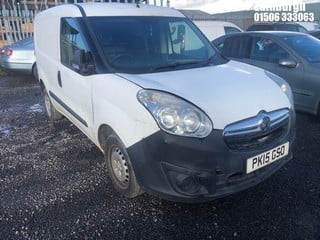 Location: Edinburgh - 2015 VAUXHALL COMBO 2000 L1H1 CDTI Panel Van REG: PK15GSO, Keys: No, MOT Expiry date: 31/05/2023, 1248 Diesel, 5 Speed Manual Diesel, Former Keepers: 7