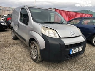 Location: Edinburgh - 2015 CITROEN  NEMO 660 ENTERPRISE HDI Panel Van REG: PX15OGV, Keys: No, MOT Expiry date: 12/07/2024, 1248 Diesel, 5 Speed Manual Diesel, Former Keepers: 5