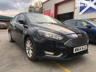 Location: Edinburgh - 2014 FORD  FOCUS TITANIUM 5 Door Hatchback REG: WM64NJX, Keys: No, MOT Expiry date: 11/02/2025, 999 Petrol, 6 Speed Manual Petrol, Former Keepers: 5