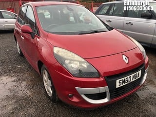 Location: Edinburgh - 2011 RENAULT SCENIC DYNAMIQUE T-TOM DC MPV REG: SM60NBA, Keys: No, MOT Expiry date: 16/04/2024, 1461 Diesel, 6 Speed Manual Diesel, Former Keepers: 4