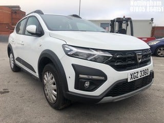 Location: Nottingham - 2022 DACIA SANDERO STEPWAY COMFORT T 5 Door Hatchback REG: XGZ3360, Keys: No, MOT Expiry date: 29/07/2026, 999 Petrol, 6 Speed Manual Petrol, Former Keepers: 1