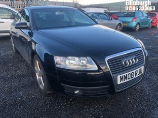 Location: Edinburgh - 2008 AUDI A6 SE TDI 4 Door Saloon REG: MM08RJU, Keys: No, MOT Expiry date: 10/12/2024, 1968 Diesel, Variable 1 Speed Auto Diesel, Former Keepers: 4