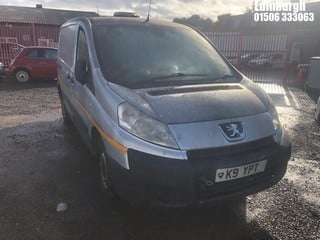 Location: Edinburgh - 2007 PEUGEOT EXPERT HDI SWB Panel Van REG: K9YPT, Keys: No, MOT Expiry date: 28/03/2025, 1997 Diesel, 6 Speed Manual Diesel, Former Keepers: 8