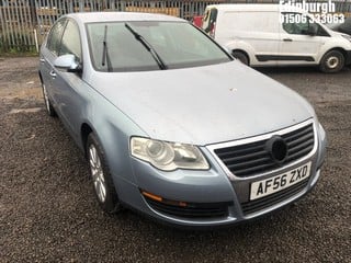 Location: Edinburgh - 2006 VOLKSWAGEN PASSAT S TDI 105 4 Door Saloon REG: AF56ZXD, Keys: No, MOT Expiry date: 09/03/2023, 1896 Diesel, 5 Speed Manual Diesel, Former Keepers: 6