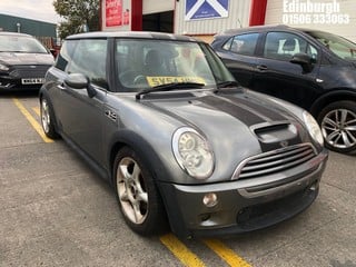 Location: Edinburgh - 2004 MINI MINI COOPER S 3 Door Hatchback REG: SV54HMF, Keys: No, MOT Expiry date: 19/12/2023, 1598 Petrol, 6 Speed Manual Petrol, Former Keepers: 13