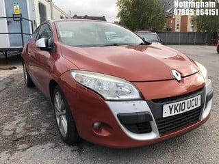 Location: Nottingham - 2010 RENAULT MEGANE I-MUSIC DCI 106 Coupe REG: YK10UCU, Keys: No, MOT Expiry date: 01/08/2024, 1461 Diesel, 6 Speed Manual Diesel, Former Keepers: 8