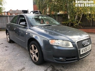 Location: Nottingham - 2005 AUDI A4 SE T FSI 4 Door Saloon REG: KV05USJ, Keys: No, MOT Expiry date: 23/11/2024, 1984 Petrol, 6 Speed Manual Petrol, Former Keepers: 5