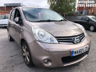 Location: Nottingham - 2010 NISSAN NOTE TEKNA AUTO MPV REG: MA60LZU, Keys: No, MOT Expiry date: 12/08/2024, 1598 Petrol, 4 Speed Auto Petrol, Former Keepers: 3