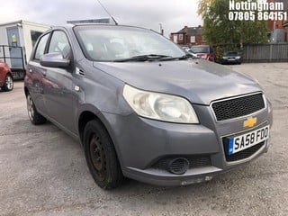 Location: Nottingham - 2008 CHEVROLET AVEO LS 5 Door Hatchback REG: SA58FDO, Keys: No, MOT Expiry date: 26/02/2025, 1206 Petrol, 5 Speed Manual Petrol, Former Keepers: 6