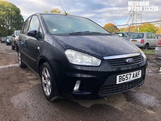 Location: Mitcham - 2007 FORD C-MAX ZETEC MPV REG: BG57AAF, Keys: No, MOT Expiry date: 26/07/2024, 1798 Petrol, 5 Speed Manual Petrol, Former Keepers: 5