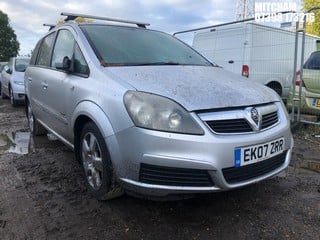 Location: Mitcham - 2007 VAUXHALL ZAFIRA ENERGY MPV REG: EK07ZRR, Keys: No, MOT Expiry date: 23/12/2024, 1598 Petrol, 5 Speed Manual Petrol, Former Keepers: 3