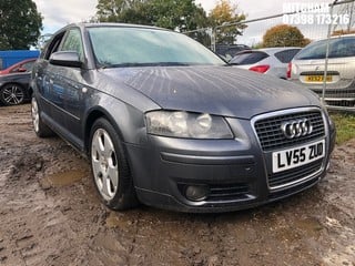 Location: Mitcham - 2005 AUDI A3 SPORT FSI 5 Door Hatchback REG: LV55ZUD, Keys: No, MOT Expiry date: 21/06/2025, 1595 Petrol, 6 Speed Manual Petrol, Former Keepers: 10