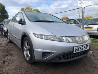 Location: Mitcham - 2006 HONDA CIVIC SE I-VTEC 5 Door Hatchback REG: HN55EBF, Keys: No, MOT Expiry date: 28/01/2025, 1799 Petrol, 6 Speed Manual Petrol, Former Keepers: 3