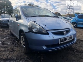 Location: Mitcham - 2004 HONDA JAZZ SE 5 Door Hatchback REG: NU04JMV, Keys: No, MOT Expiry date: 24/01/2025, 1339 Petrol, 5 Speed Manual Petrol, Former Keepers: 5