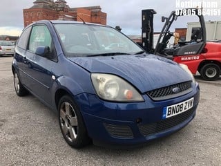 Location: Nottingham - 2008 FORD FIESTA ZETEC BLUE 75 3 Door Hatchback REG: BN08ZVM, Keys: No, MOT Expiry date: 22/08/2025, 1242 Petrol, 5 Speed Manual Petrol, Former Keepers: 6