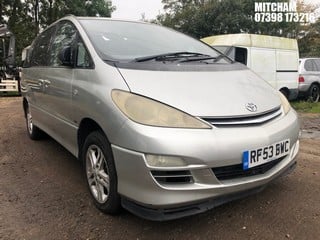 Location: Mitcham - 2003 TOYOTA PREVIA TSPIRIT VVTI AUTO MPV REG: RF53BWC, Keys: No, MOT Expiry date: 25/02/2024, 2362 Petrol, 4 Speed Auto Petrol, Former Keepers: 5