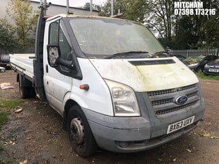 Location: Mitcham - 2013 FORD TRANSIT 125 T350 RWD Dropside Lorry REG: BX63UXV, Keys: No, MOT Expiry date: 18/06/2024, 2198 Diesel, 6 Speed Manual Diesel, Former Keepers: 3