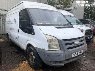 Location: Mitcham - 2008 FORD TRANSIT 115 T350M RWD Panel Van REG: LP08VSD, Keys: No, MOT Expiry date: 15/08/2024, 2402 Diesel, 6 Speed Manual Diesel, Former Keepers: 4