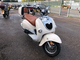 Location: Mitcham - 2020 NECO BORSALINO 50 Scooter REG: AP70UDW, Keys: No, MOT Expiry date: 13/11/2023, 49 Petrol, AUTOMATIC, Former Keepers: 2