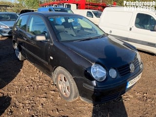 Location: Peterborough - 2003 VOLKSWAGEN POLO E 3 Door Hatchback REG: PX03PMY, Keys: No, MOT Expiry date: 21/02/2024, 1198 Petrol, 5 Speed Manual Petrol, Former Keepers: 5