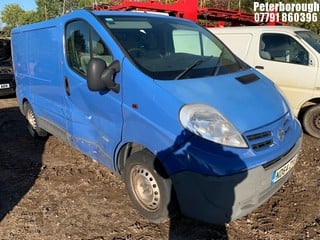 Location: Peterborough - 2014 NISSAN PRIMASTAR SE DCI SWB Panel Van REG: ND64ZYE, Keys: No, MOT Expiry date: 07/02/2025, 1995 Diesel, 6 Speed Manual Diesel, Former Keepers: 4