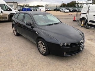 Location: BRENTWOOD - 2009 ALFA ROMEO 159 LUSSO 16V JTDM ESTATE REG: OY09KYS, 1910cc DIESEL, 6 SPEED MANUAL DIESEL, Former Keepers: 2, Keys: No, MOT: Expiry date26/05/2025