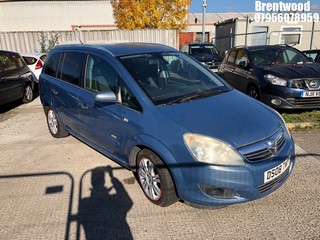 Location: BRENTWOOD - 2008 VAUXHALL ZAFIRA DESIGN 	 MPV REG: DS08TWY, 1796cc PETROL, 5 SPEED MANUAL PETROL, Former Keepers: 7, Keys: No, MOT: Expiry date27/12/2024