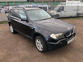 Location: Brentwood - 2005 BMW X3 D SE Estate REG: EA05NUW, Keys: No, MOT Expiry date: 29/06/2024, 1995 Diesel, 6 Speed Manual Diesel, Former Keepers: 6