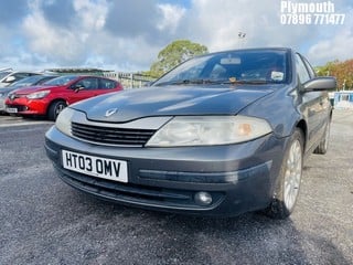 Location: Plymouth - 2003 RENAULT LAGUNA DYNAMIQUE 16V 5 Door Hatchback REG: HT03OMV, Keys: No, MOT Expiry date: 22/02/2023, 1783 Petrol, 5 Speed Manual Petrol, Former Keepers: 4