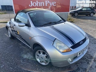 Location: South Wales - 2005 FORD STREETKA LUXURY Convertible REG: MT05GPO, Keys: No, MOT Expiry date: 27/01/2023, 1599 Petrol, 5 Speed Manual Petrol, Former Keepers: 8