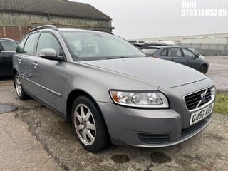 Location: Hull - 2007 VOLVO V50 S D Estate REG: GJ57AEV, Keys: No, MOT Expiry date: 19/04/2024, 1998 Diesel, 6 Speed Manual Diesel, Former Keepers: 6