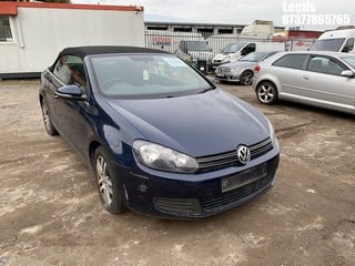 Location: Leeds - 2014 VOLKSWAGEN  GOLF S TSI Convertible REG: SD14UVY, Keys: No, MOT Expiry date: 12-08-2024, 1197 Petrol, 6 Speed Manual Petrol, Former Keepers: 4