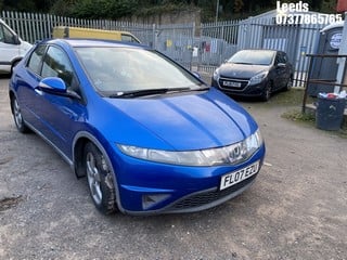 Location: Leeds - 2007 HONDA CIVIC SE I-VTEC S-A 5 Door Hatchback REG: FL07EZU, Keys: No, MOT Expiry date: 09-04-2024, 1799 Petrol, 6 Speed Semi Auto Petrol, Former Keepers: 7